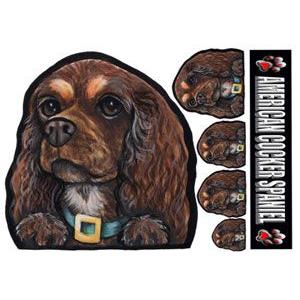 犬 ステッカー アメリカンコッカースパニエル 1 シール 可愛い 車 壁 玄関 オーダー グッズ プレゼント ドッグ イラスト シルエット かわいい 顔 1 1s ステッカーグッズのペットちゃん 通販 Yahoo ショッピング