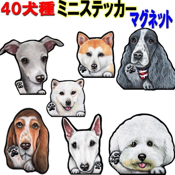 ａ6 ミニマグネットステッカー 犬 可愛い 車 壁 玄関 プレゼント 新作からsaleアイテム等お得な商品満載 ドッグ グッズ 顔 かわいい イラスト シルエット