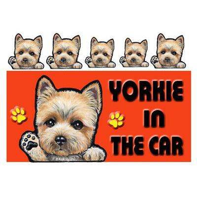 犬 ステッカー ヨーキー6 ヨークシャーテリア 名前 ネーム入れok シール 愛犬 雑貨 グッズ Dog In Car オリジナル 車 犬 犬雑貨 B 27 6 O ステッカーグッズのペットちゃん 通販 Yahoo ショッピング