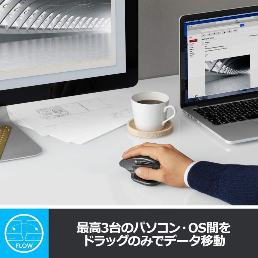ロジクール MX MASTER 2S ワイヤレス マウス MX2100CR Bluetooth 無線 