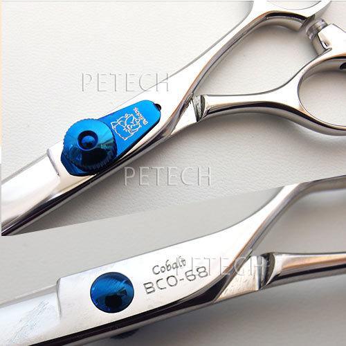 新品 ブルドック コバルト BCO-68 シザー トリミングシザー　スキバサミ 楽天市場】ブルドック コバルト BCO-68 トリミングシザー