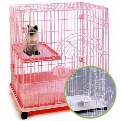 GB　Sクラス　C-01　猫用　(ホワイト金網＆ホワイトボトム)