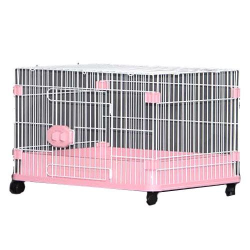 代引不可 Gb Sクラス D 07 犬用ケージ ホワイト金網 ピンクボトム 009046 ペテック 通販 Yahoo ショッピング