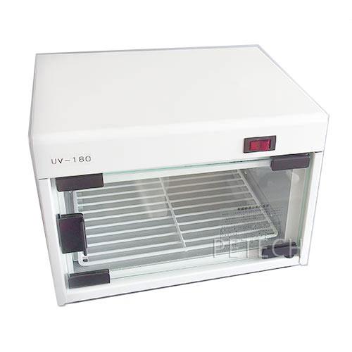 紫外線消毒器  ボーテ　ホワイト　ガラス扉　ＩＣタイマー付　6W×1　【日本製】 | 日鈑工業