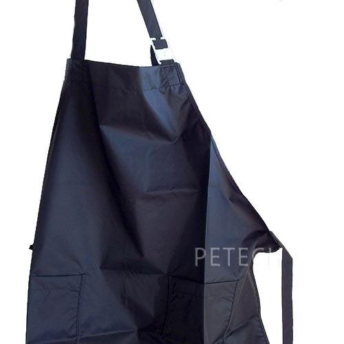 【防水、透湿】トリマー用エプロン　３８２９　ワコウ　透湿エプロン　ブラック　首掛け　【メール便対応】★ | 