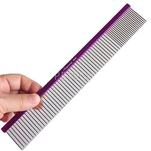 サプリーム　アルミナムフィニッシングコーム（２４５ｍｍ）ペット用トリミングコーム　【ネコポス便対応】★ | 