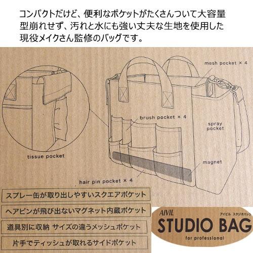 ＡＩＶＩＬ　アイビル　スタジオバッグ　ブラック　ＮＳ-１６Ｉ０１【トリミングケース】　★ |  | 01
