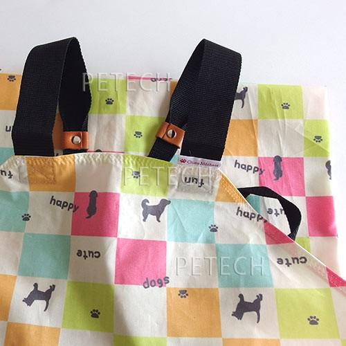 【防水】トリミングエプロン　Cute　Dogs柄　アジャスターバックルタイプ　防水エプロン　【メール便対応】　★ | Chien Mechant | 02