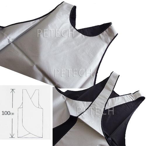 【防水】トリマー用リバーシブルエプロン（ブラック/シルバー）　【メール便対応】★ |  | 01