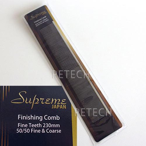 サプリーム　フィニッシングコーム　５０/５０（２３０ｍｍ）ピン長さ33mm　ペット用トリミングコーム　【メール便対応】★ |  | 02