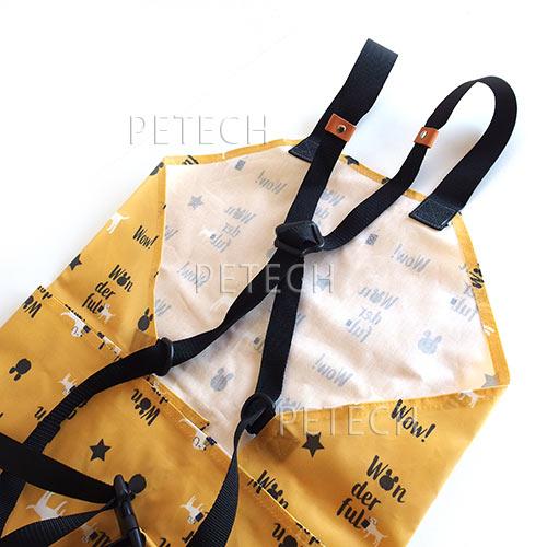 【防水】トリミングエプロン　Wonderful柄　アジャスターバックルタイプ　防水エプロン　【メール便対応】　★ | Chien Mechant | 02