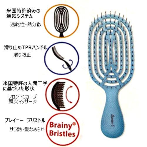 NuWay 4Hair　ヘアブラシ　JuniorC　ブルー | ニューウェイジャパン | 01