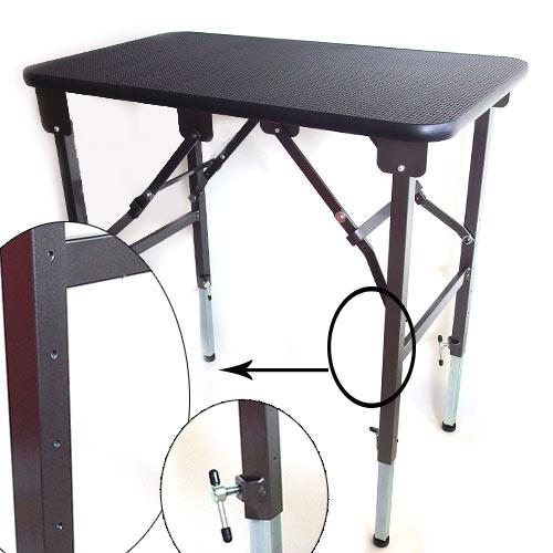 【日本製】【ブラック】トリミングテーブル アジャストＳＸ-Ｍ ブラック×ガンメタ (万力アーム付)　★ |  | 02