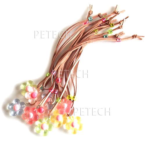 クリスタルフラワーネックレス　１０ケ入り（BN-140）　【メール便対応】　★ | 