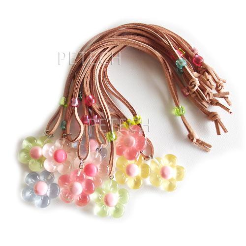 クリスタルフラワーネックレス　１０ケ入り（BN-140）　【メール便対応】　★ |  | 01