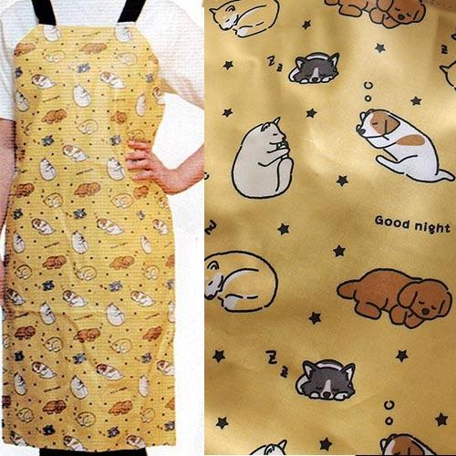 【防水】トリミングエプロン　Good night柄　アジャスターバックルタイプ　防水エプロン　【メール便対応】　★ | Chien Mechant | 02