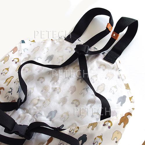 【防水】トリミングエプロン　Dog hip柄　アジャスターバックルタイプ　防水エプロン　【メール便対応】　★ | Chien Mechant | 02