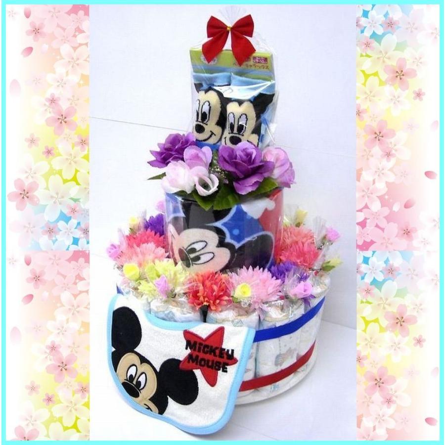 出産祝い おむつケーキ オムツケーキ 人気商品 買い得 可愛いくって人気の ２段おむつケーキ ディズニーr 男の子用ミッキー おむつ３０枚使用の豪華版 16 04 042fdr30mk ピーターパンヤフー店 通販 Yahoo ショッピング
