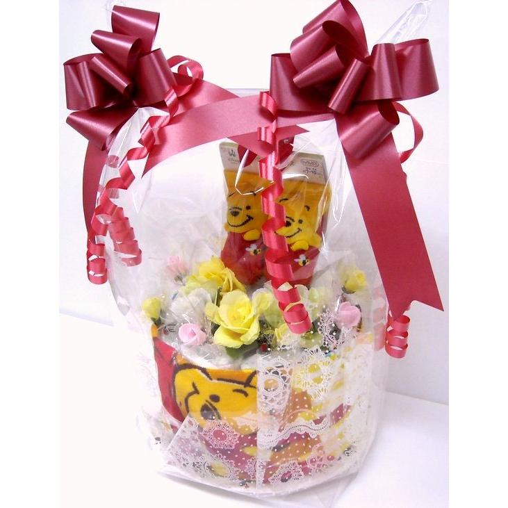 海外 直送ギフト対応可 出産祝い おむつケーキ おしゃれ オムツケーキ ディズニー 人気商品 買い得 かわいいおむつケーキ ディズニーk２ 男女共用くまのプーさん Supplystudies Com