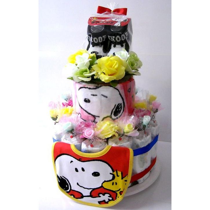 直送ギフト対応可 ご出産お祝い おむつケーキ おしゃれ 可愛いくって 人気の ２段おむつケーキ R 男女共用 スヌーピー おむつ３０枚使用の 豪華版 21 04 022fdr28sn ピーターパンヤフー店 通販 Yahoo ショッピング