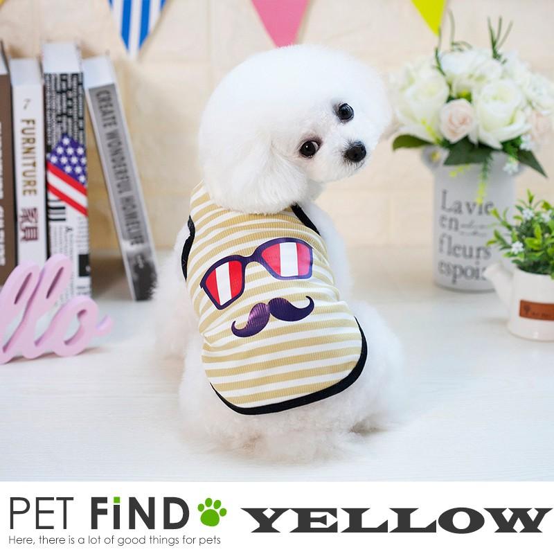 PET FiND（ペットファインド） 犬服 ヒゲおじさんタンクトップ S~XXL