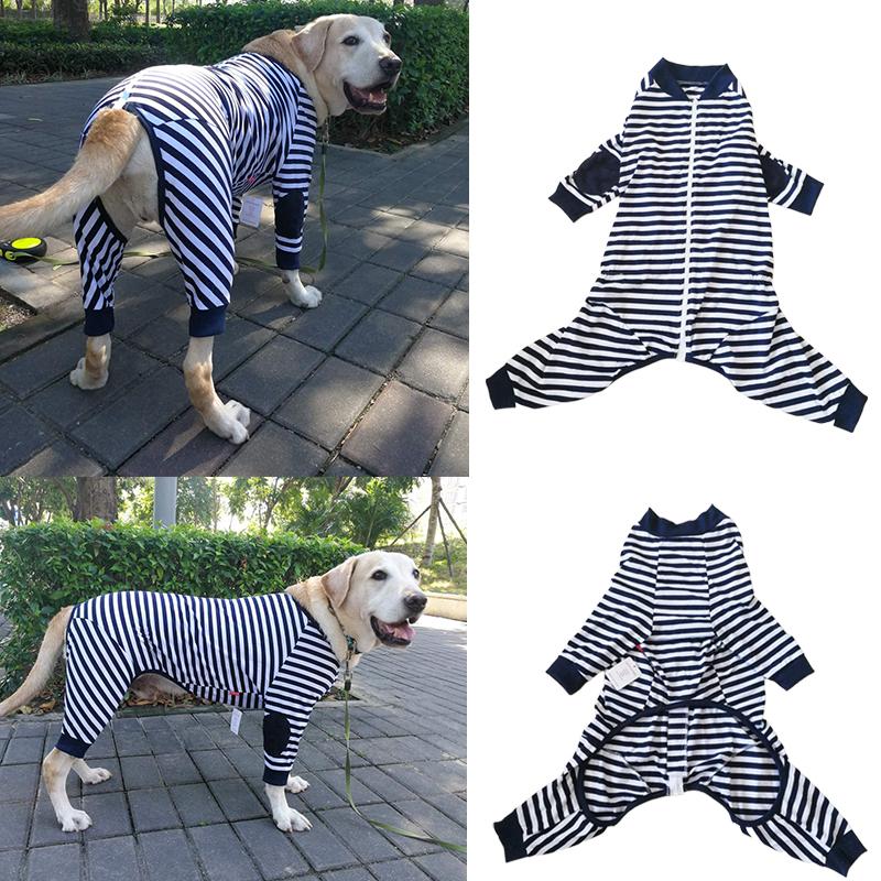 犬服 Petfind 犬 服 オールシーズン 背面ファスナー付きボーダー つなぎ 超大型犬用 傷なめ防止 抜け毛対策 ロンパース Crma 1266b Pet Find Yahoo ショッピング店 通販 Yahoo ショッピング
