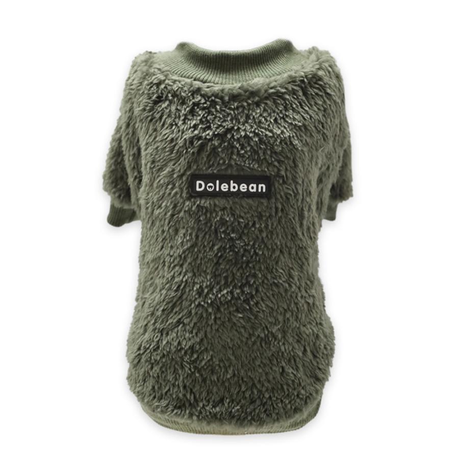 犬服 ふわふわ トレーナー もこもこ ペット Mサイズ ブラウン full of vigor 犬 服 秋 あったか ふわもこ トイプー ボア