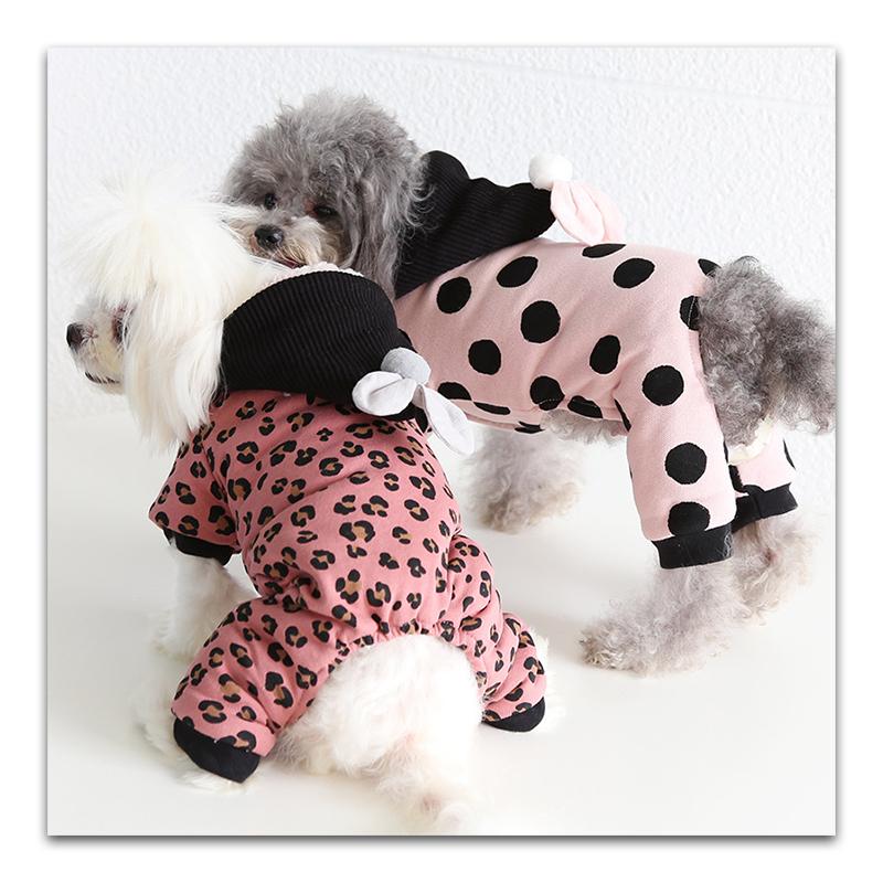 43 割引店舗良い 犬服 ピンク豹柄 ハートニットワンピース 見本 犬用品 ペット用品 Www Gusalvamd Com