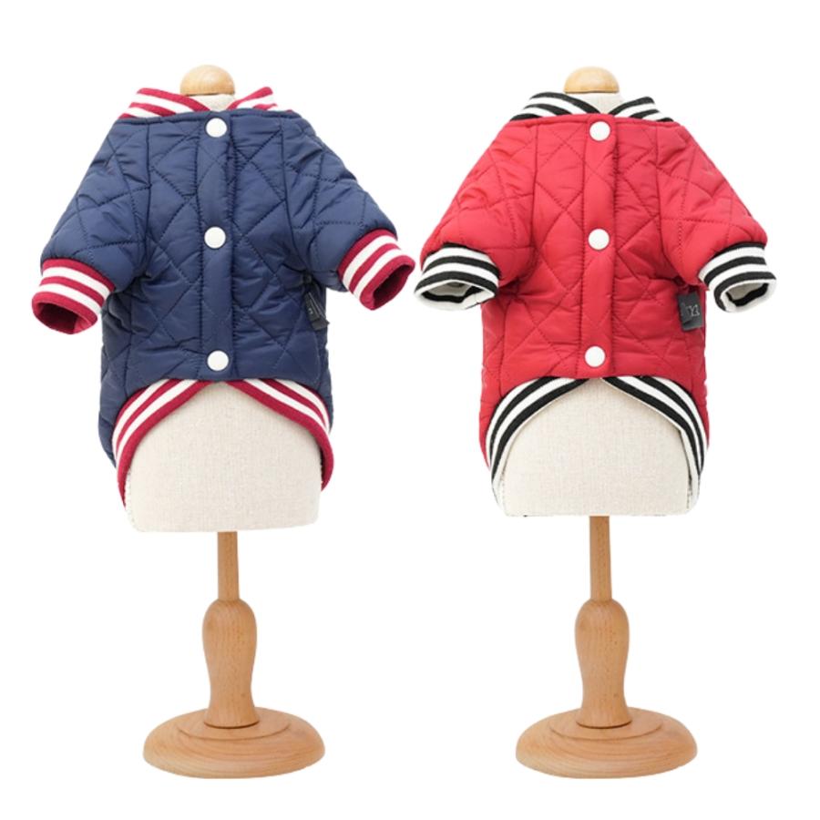 PET FiND（ペットファインド） 犬 服 Cスタジャン 2カラー / レッド