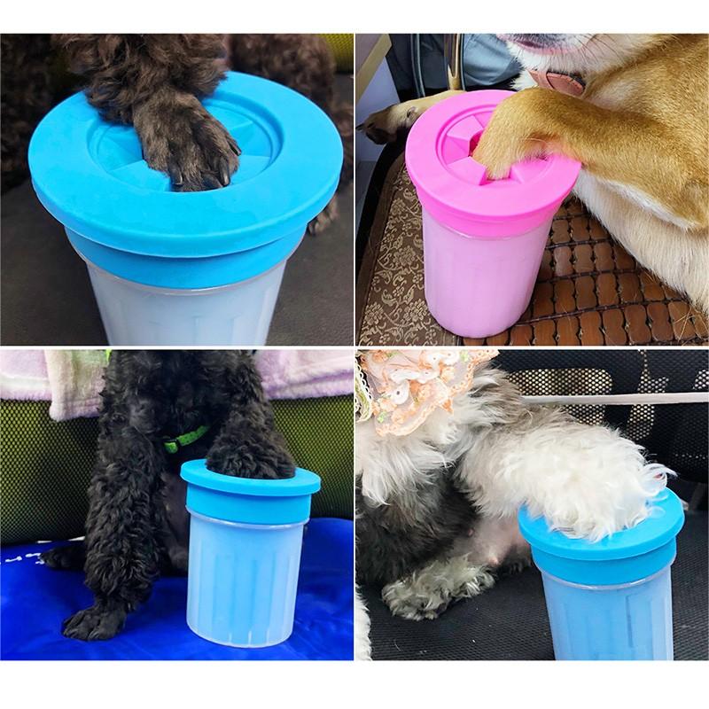 ペット用品 足洗いカップ PET WASH FEET ドッグフットウォッシュ ブラシカップ ペット用 散歩帰りの犬用 犬の足洗い