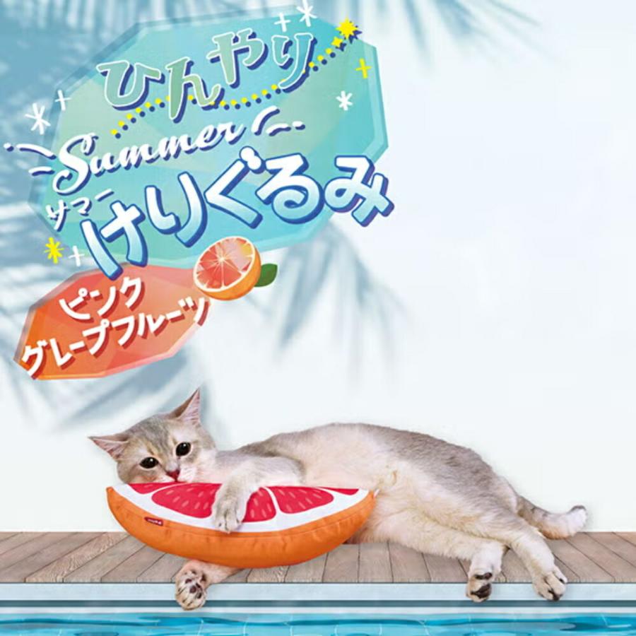 ◇ペティオ 猫用おもちゃ ひんやりサマーけりぐるみ ピンク