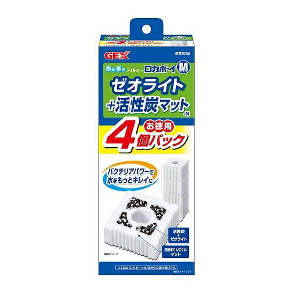【迅速発送】ロカボーイM ゼオライト＋活性炭マット 36個(6×6箱) 新品 ◇ジェックス ロカボーイM ゼオライト&活性炭マット N 4個 : ペット