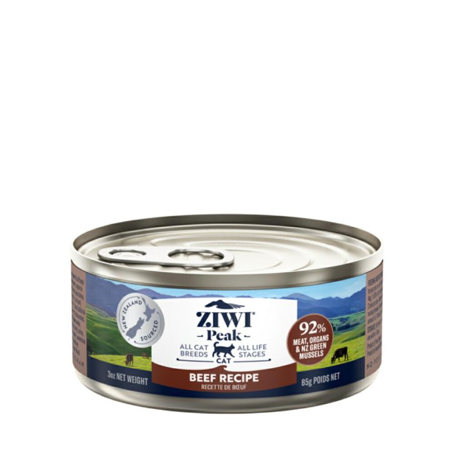 ZIWI PEAK キャット缶 ビーフレシピ85g : ペットフォレストヤフー店