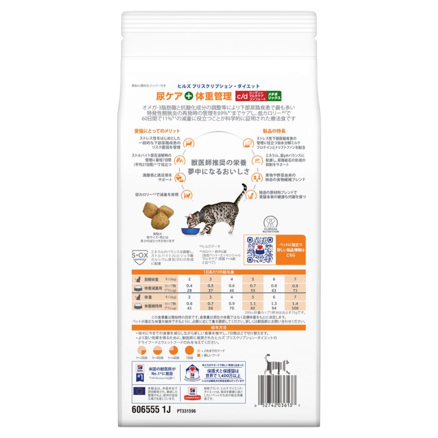 ヒルズ 食事療法食 猫用 c/d シーディー マルチケア コンフォート＋