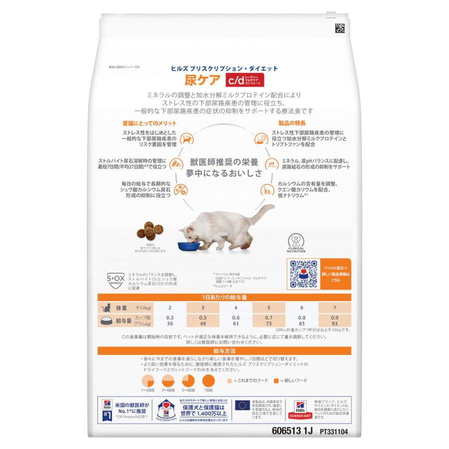 ヒルズ 食事療法食 猫用 c/d シーディー マルチケア 尿ケア