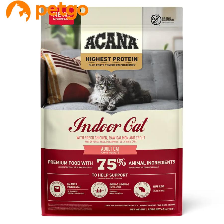 ACANA（アカナ） インドアキャット 4.5kg : ペットゴー 2号館 ヤフー店