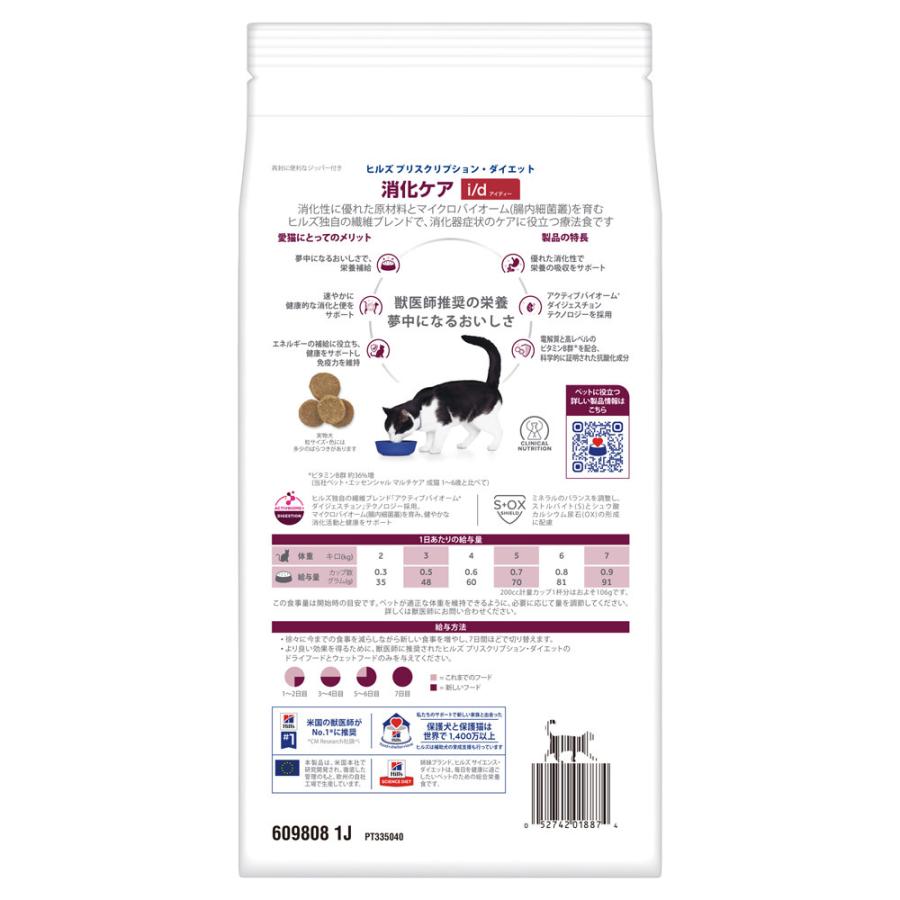 ヒルズ 食事療法食 猫用 i/d アイディー 消化ケア ドライ 500g