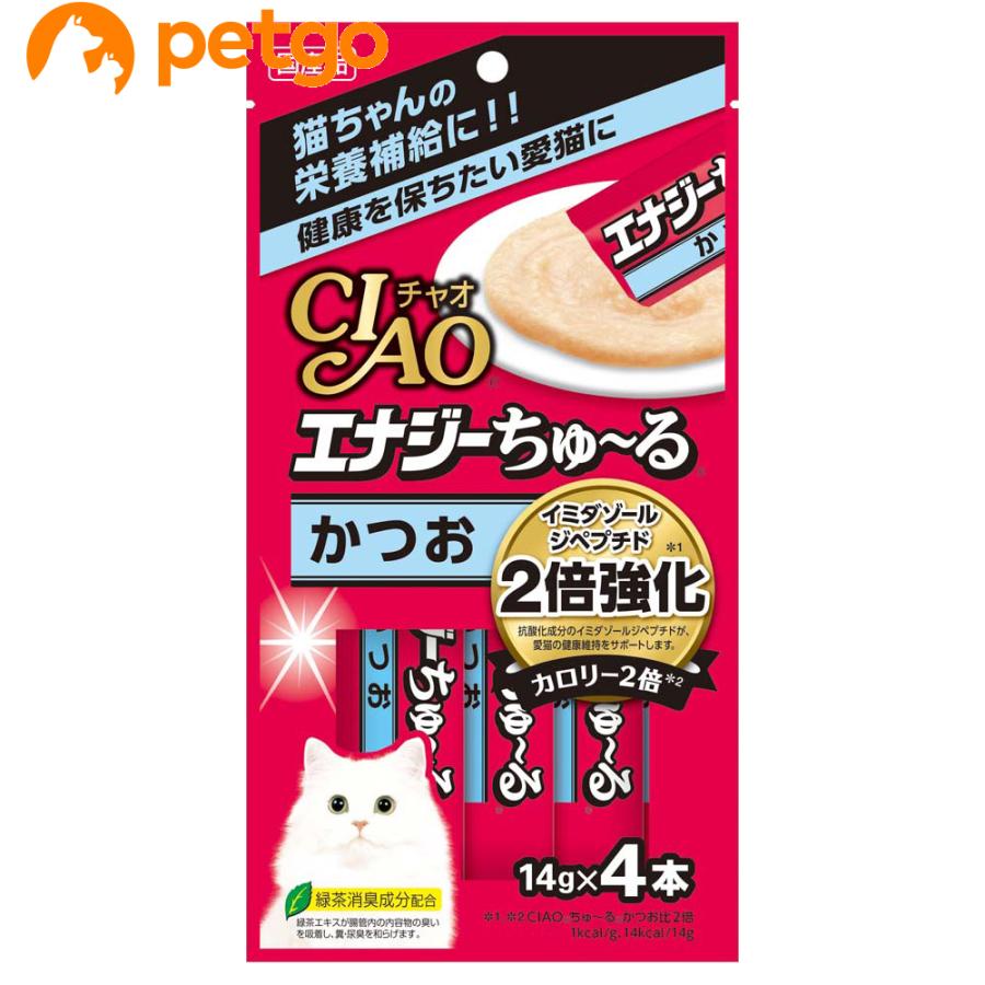 いなばペットフード CIAO(チャオ) エナジーちゅ〜る かつお 4本入り