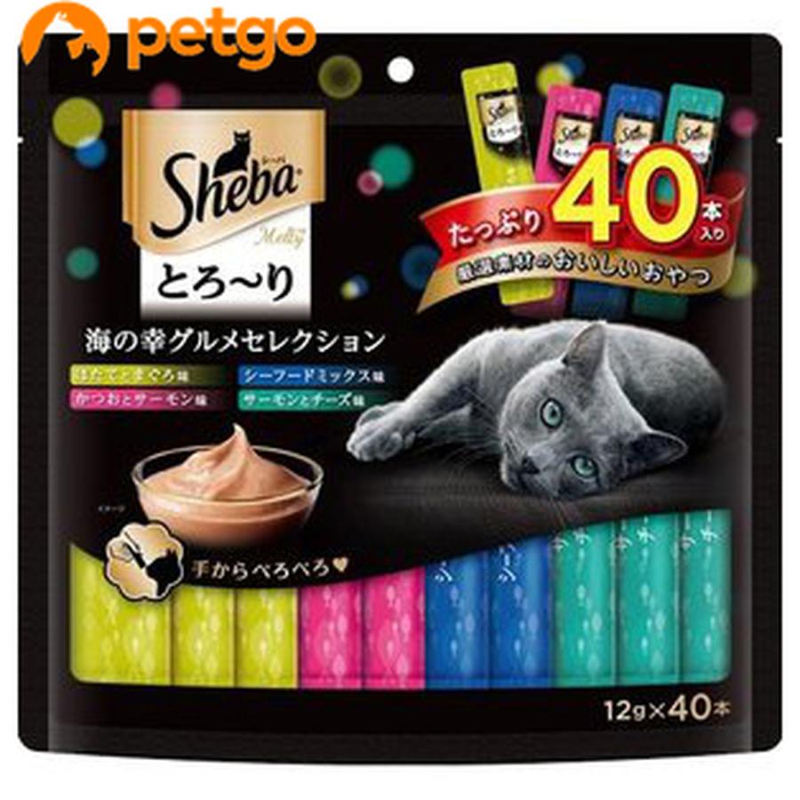 シーバ　とろ～り　海の幸グルメセレクション　12袋 シーバ とろ〜り メルティ 海の幸グルメセレクション 12g×40P