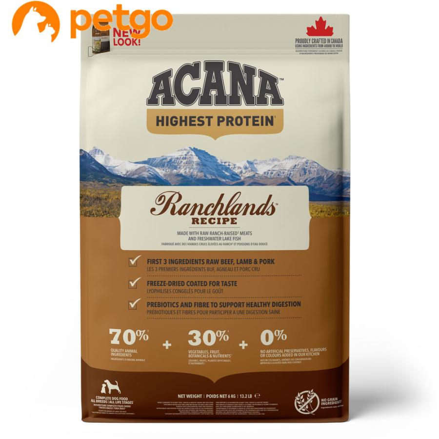 ACANA（アカナ） ランチランドドッグレシピ 6kg : ペットゴー 3号館