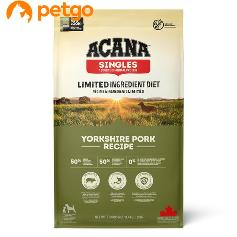 アカナヨークシャーポークレシピ11.4kg送料無料 ACANA（アカナ） ヨークシャポークレシピ 11.4kg : ペットゴー 3号館