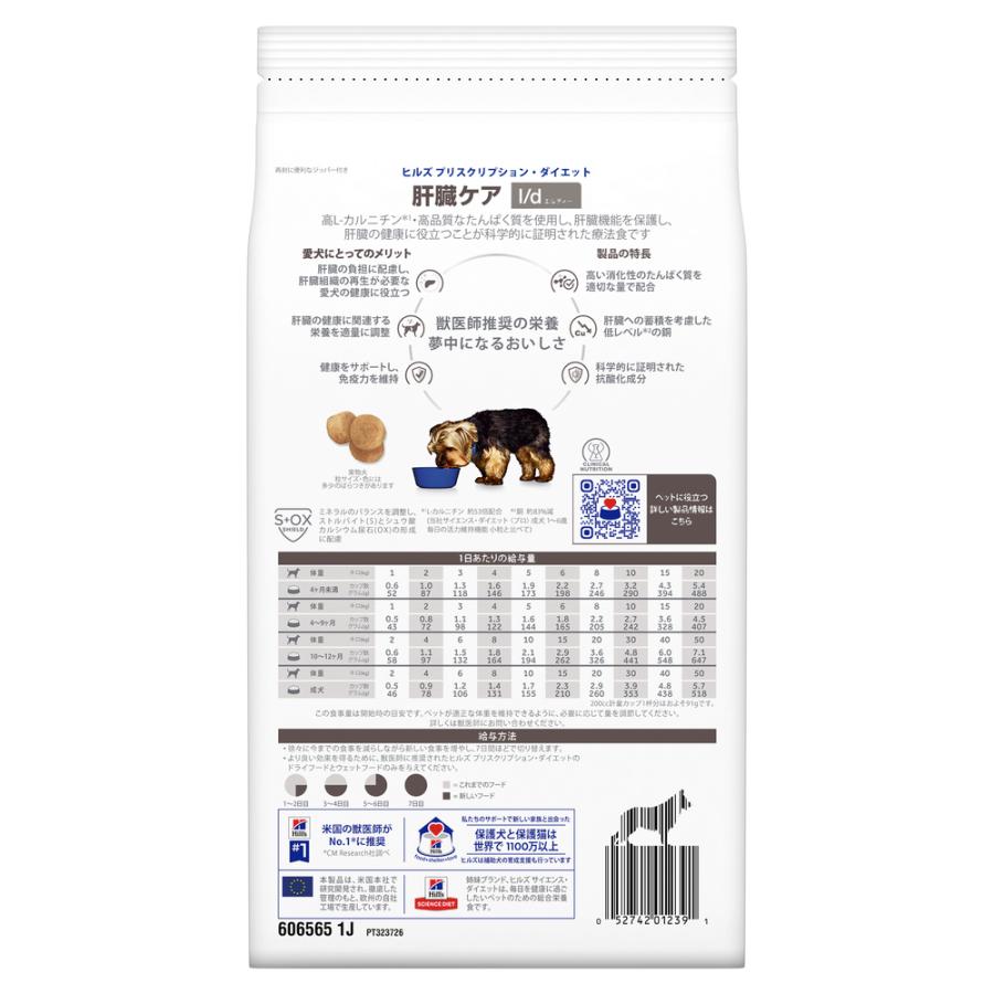 ヒルズ 食事療法食 犬用 l/d エルディー 肝臓ケア ドライ 1kg