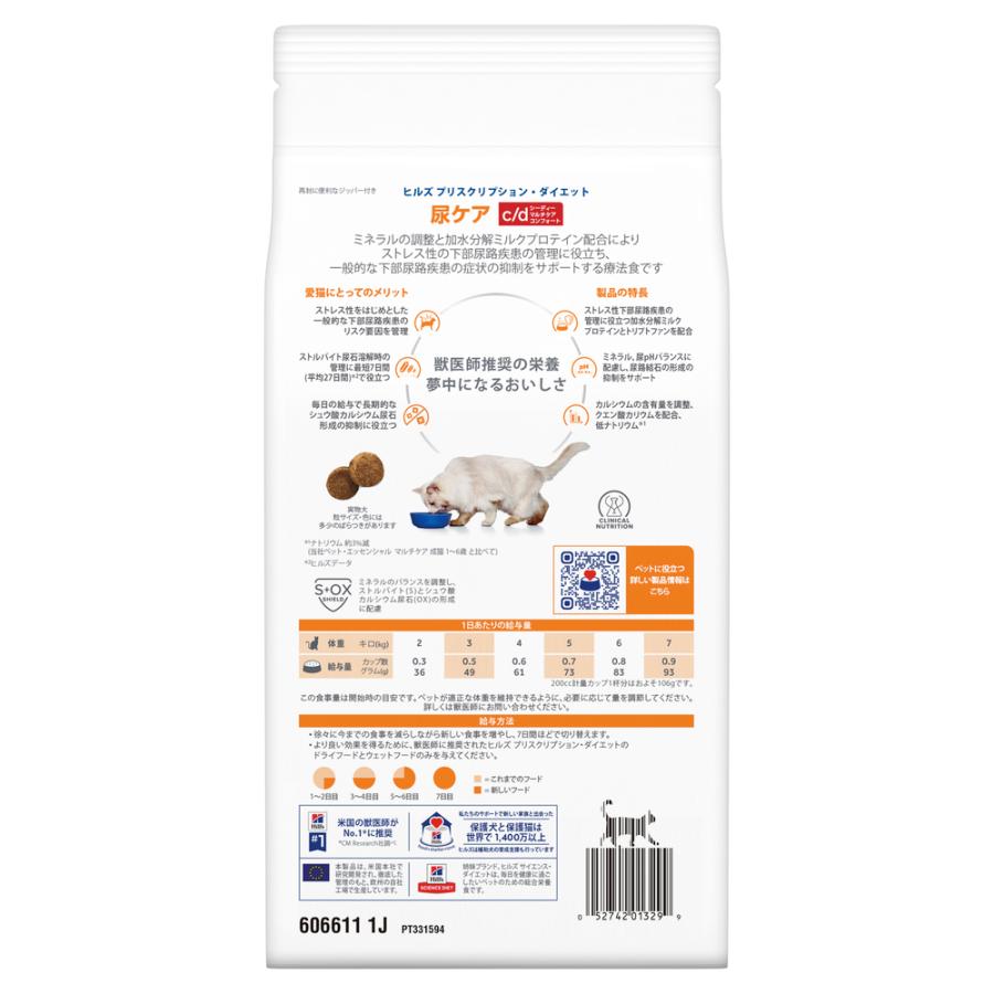 ヒルズ 食事療法食 猫用 c/d シーディー マルチケア 尿ケア