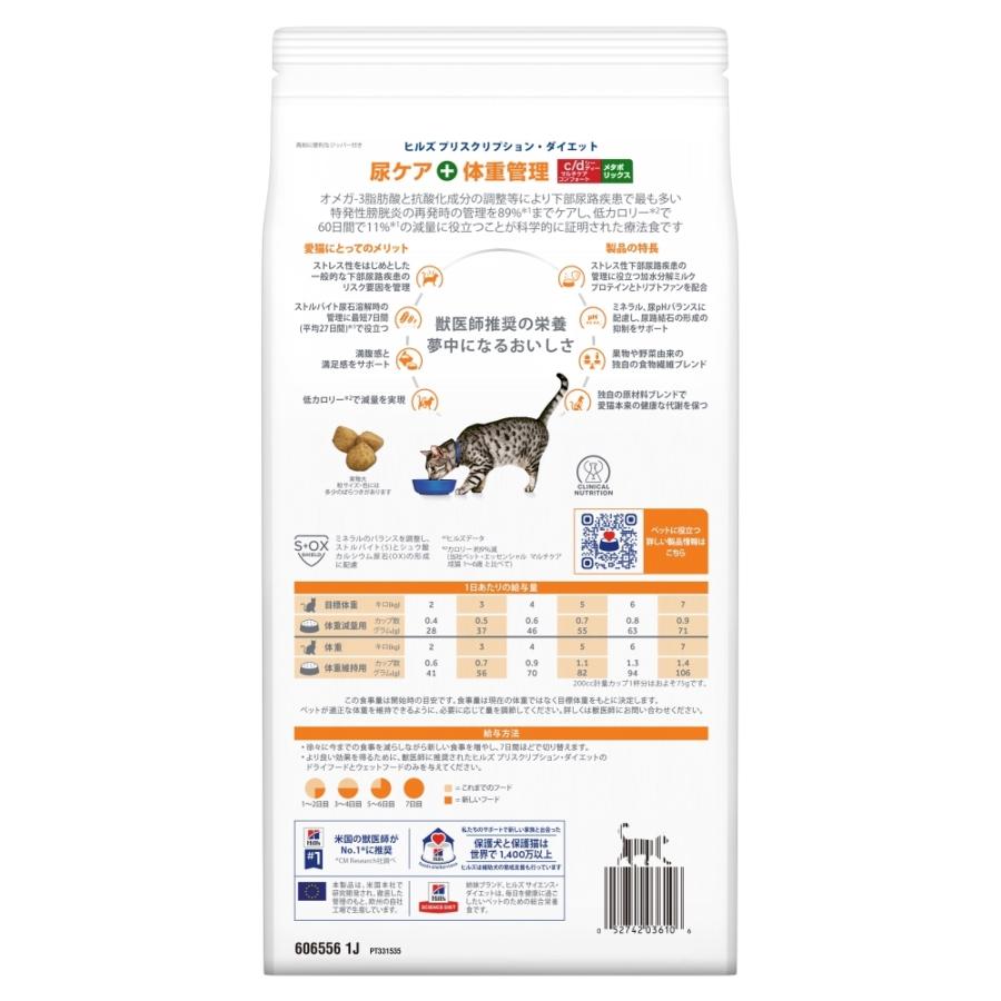 ヒルズ 食事療法食 猫用 c/d シーディー マルチケア コンフォート＋