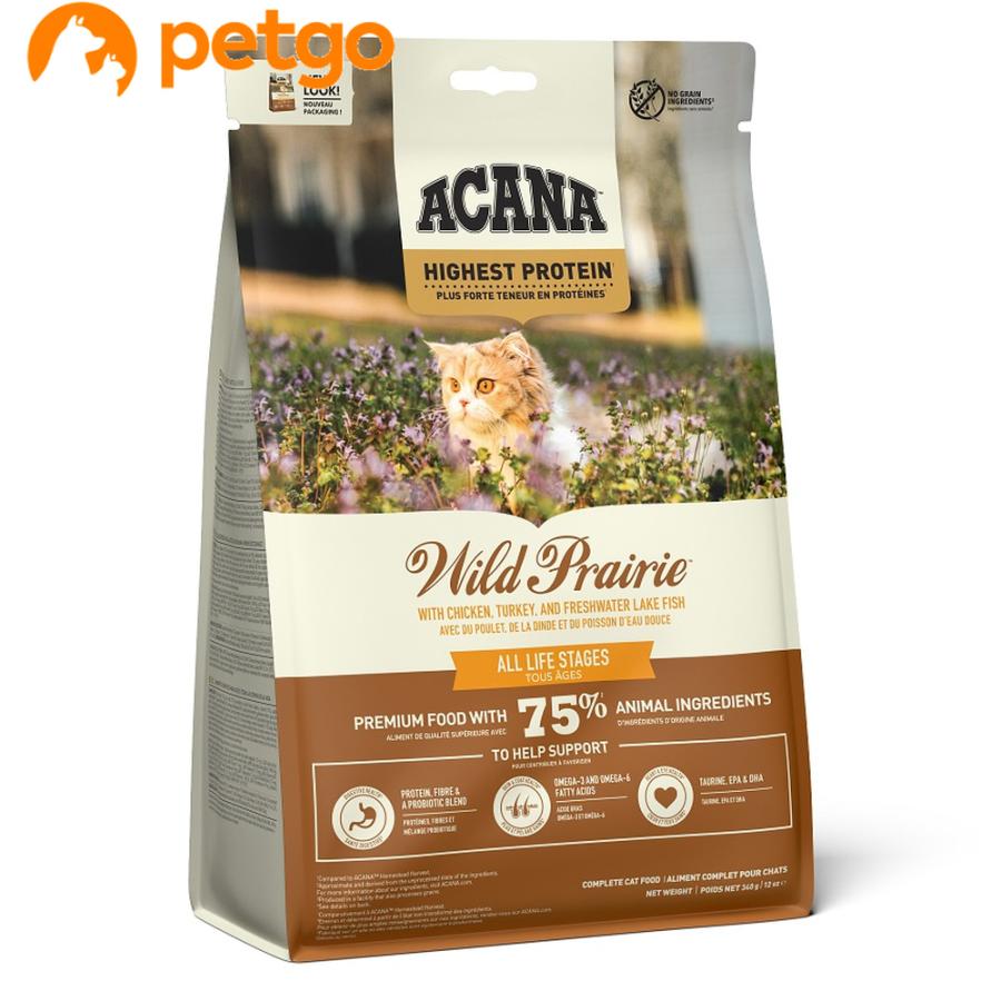 ACANA（アカナ） ワイルドプレイリーキャット 340g : ペットゴー