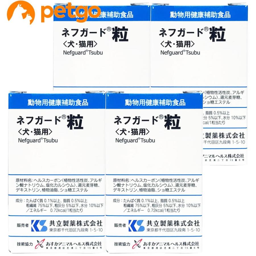 【4個セット】ネフガード 粒 （90粒入）｜petgo