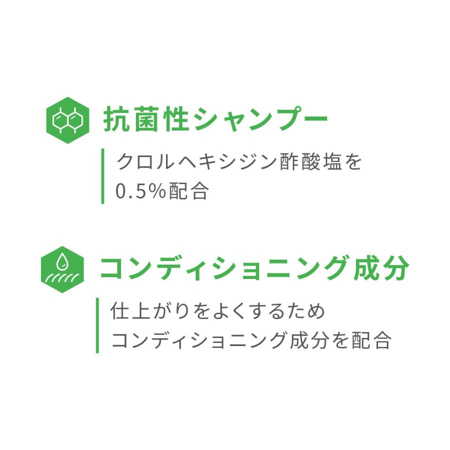 薬用クロルヘキシジンシャンプー お得2㎏★ 送料無料★新品未使用 ネコポス(同梱不可)】【2本セット】ベッツワン 薬用クロルヘキシジン