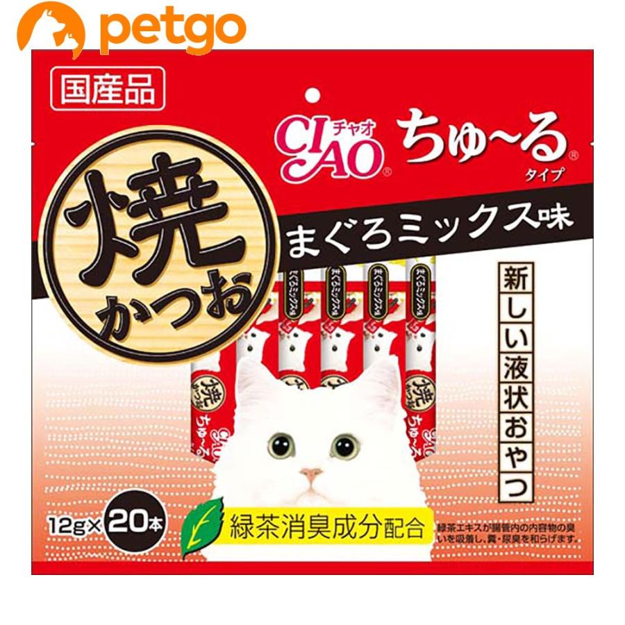 Ciao チャオ 焼かつおちゅ る まぐろミックス味 本入り ペットゴー ヤフー店 通販 Yahoo ショッピング