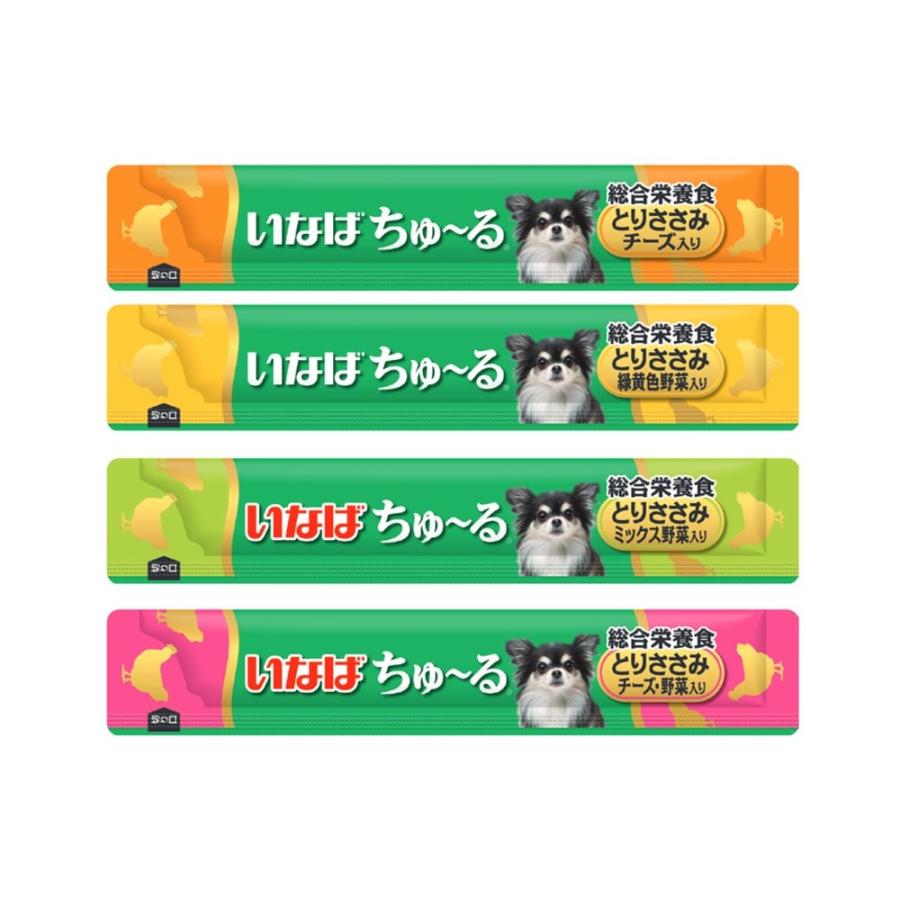 いなばペットフード いなば 犬用 ちゅ〜る チーズ・野菜バラエティ 80