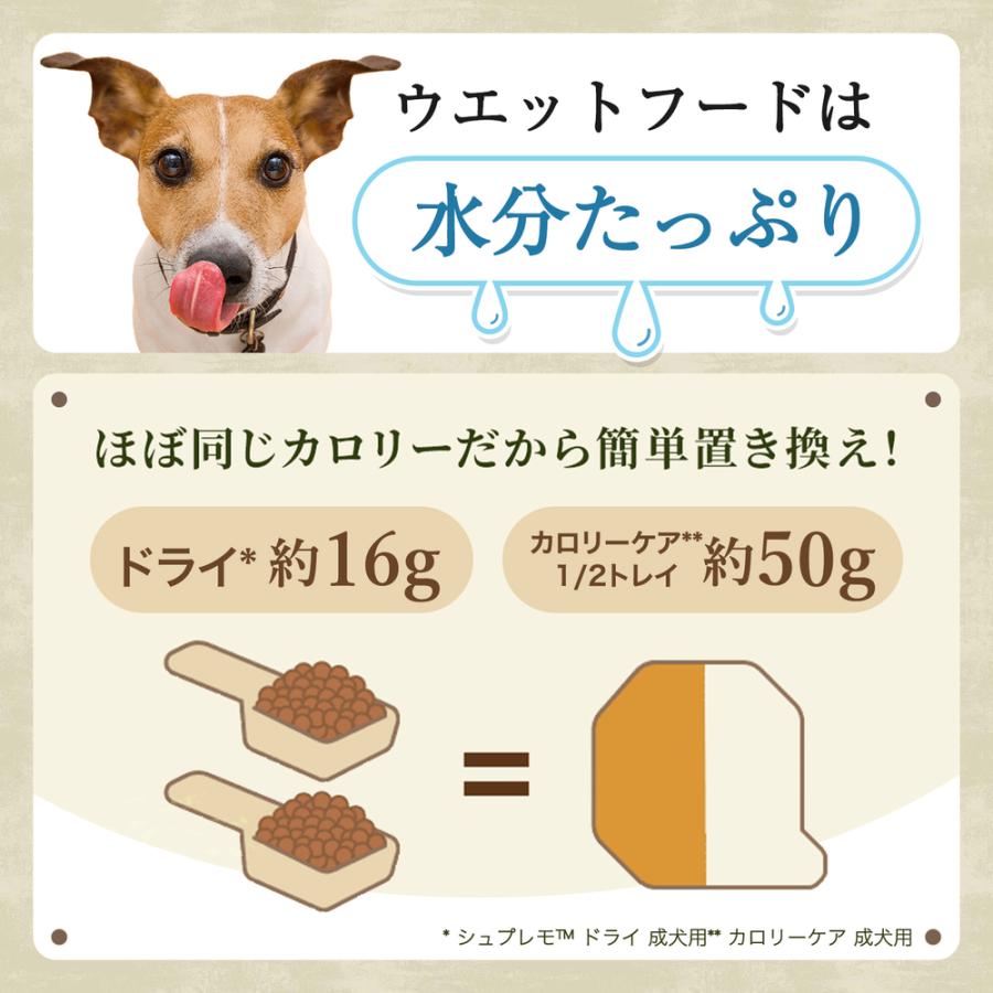 ニュートロ シュプレモ カロリーケア 成犬用 トレイ 100g×24個【まとめ買い】｜petgo｜04